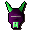 Invader h'ween mask